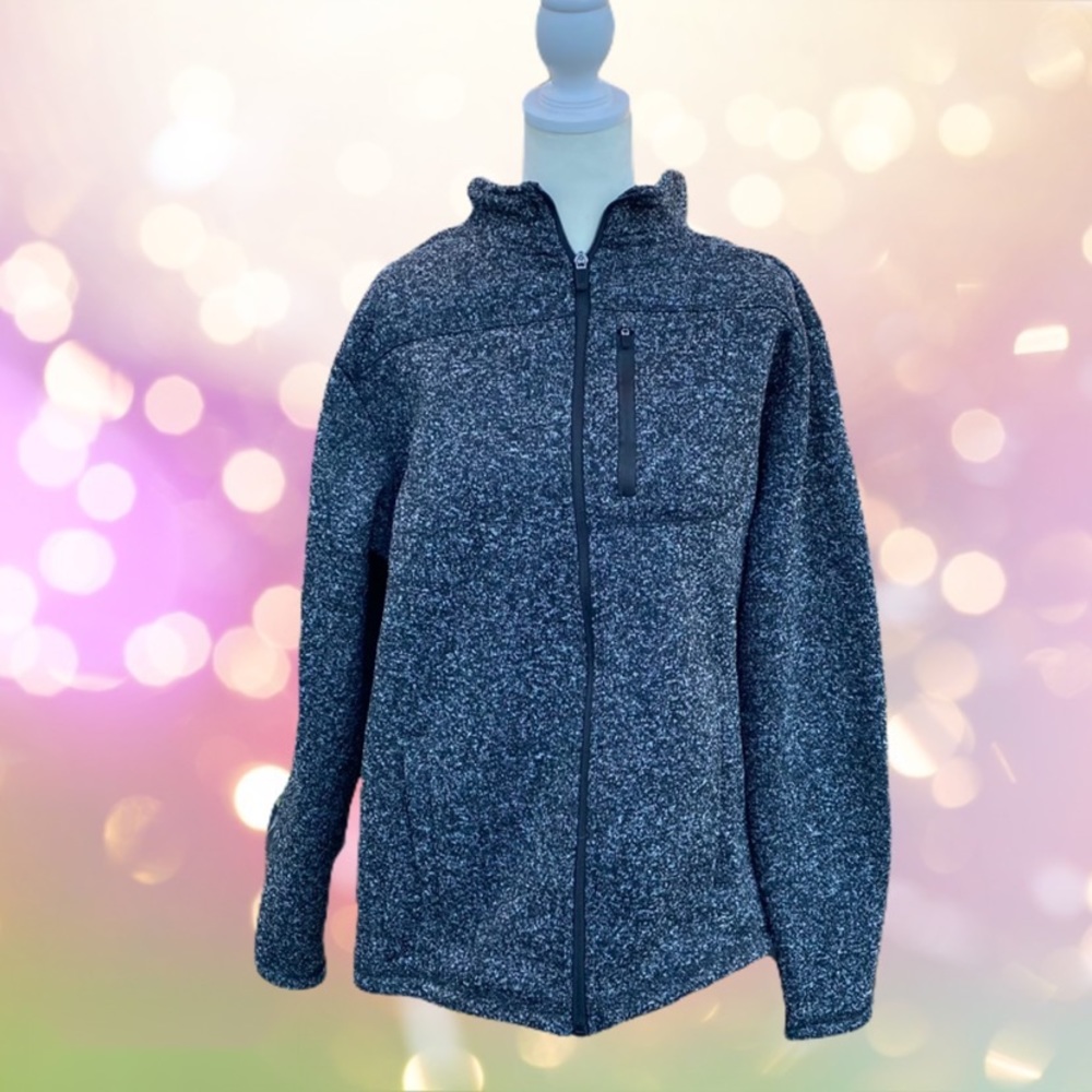 Top Of The World Fleece Gray Jacket NEW